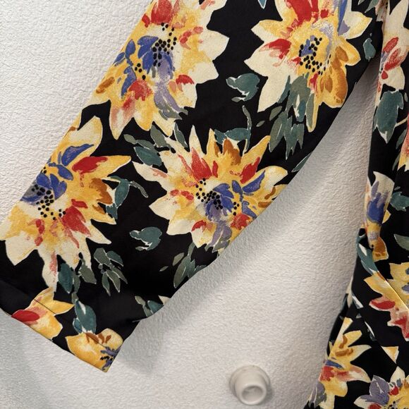 AVA & VIV Open Front Blazer Style Kimono Plus Size 2X Tie Belt Going Out Pockets - Picture 5 of 7